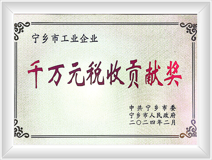 千万税收贡献奖
