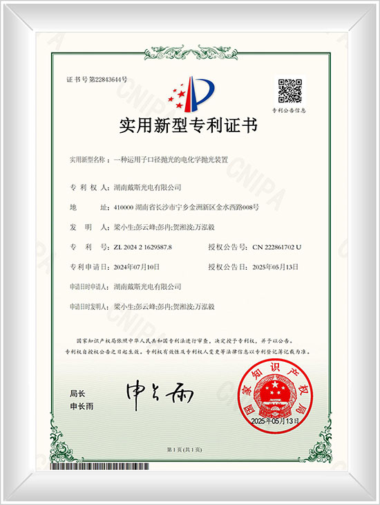 一种运用子口径抛光的电化学抛光装置